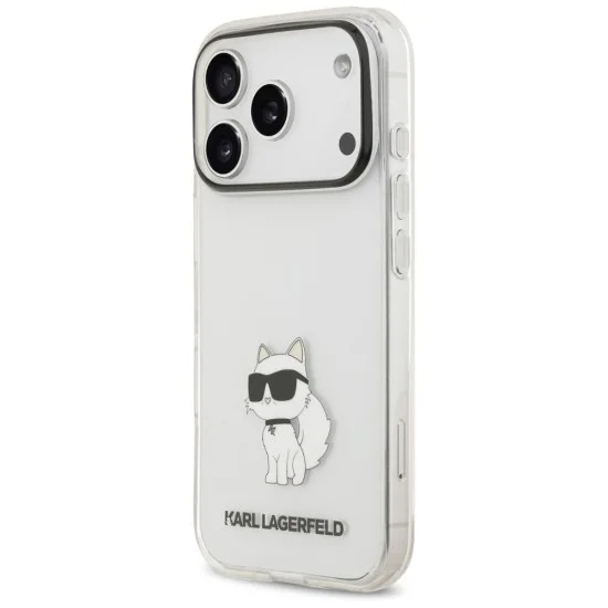 Калъф за телефон за iPhone 18 Pro / iPhone 17 Pro IML NFT Choupette (KLHCP18LHNCHTCT) - Karl Lagerfeld - Прозрачен
