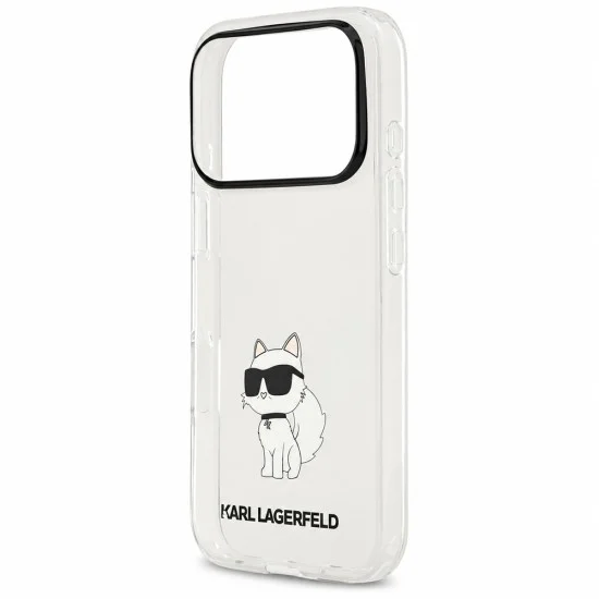Калъф за телефон за iPhone 18 Pro / iPhone 17 Pro IML NFT Choupette (KLHCP18LHNCHTCT) - Karl Lagerfeld - Прозрачен