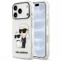 Калъф за телефон за iPhone 18 Pro / iPhone 17 Pro IML NFT Glitter K&C (KLHCP18LHNKCTGT) - Karl Lagerfeld - Прозрачен