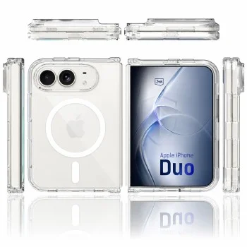 Калъф за телефон за iPhone Duo Armor MagCase - 3mk - Прозрачен