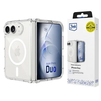 Калъф за телефон за iPhone Duo Armor MagCase - 3mk - Прозрачен