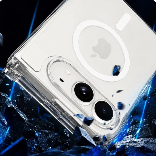 Калъф за телефон за iPhone Duo Armor MagCase - 3mk - Прозрачен