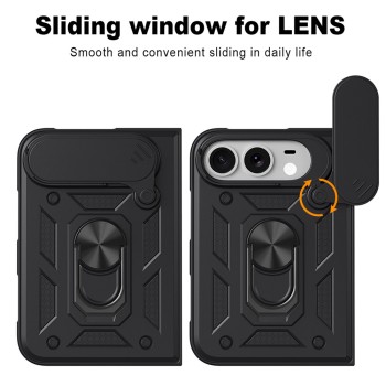 Калъф за телефон за iPhone Duo CamShield Series - Techsuit - Черен