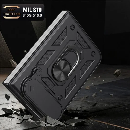 Калъф за телефон за iPhone Duo CamShield Series - Techsuit - Черен