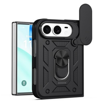 Калъф за телефон за iPhone Duo CamShield Series - Techsuit - Черен
