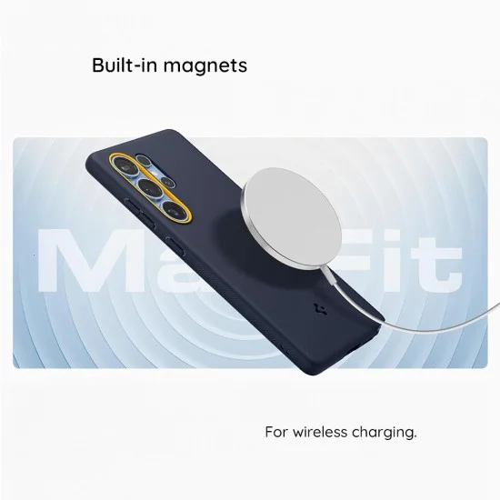 Калъф за телефон за iPhone Duo Nano Pop MagSafe (ACS11686) - Spigen - Тъмносин