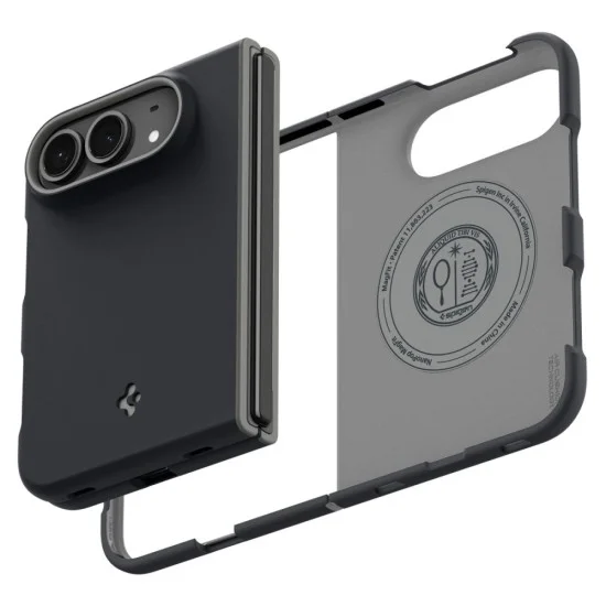 Калъф за телефон за iPhone Duo Nano Pop MagSafe (ACS11687) - Spigen - Черен