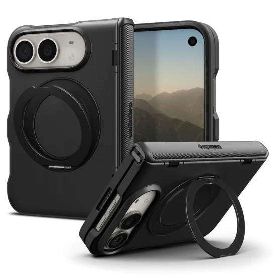 Калъф за телефон за iPhone Duo Slim Armor Pro S MagSafe (ACS11780) - Spigen - Черен