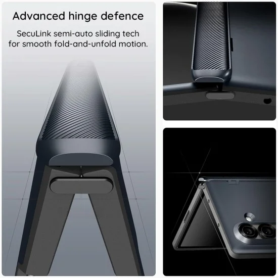 Калъф за телефон за iPhone Duo Slim Armor Pro S MagSafe (ACS11780) - Spigen - Черен