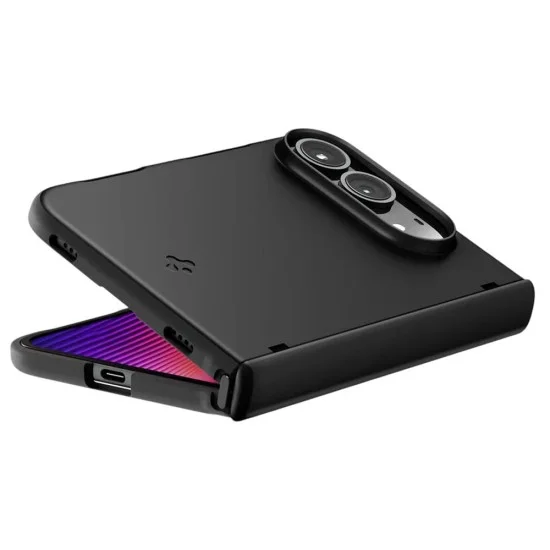 Калъф за телефон за iPhone Duo Thintech Pro MagSafe (ACS11696) - Spigen - Черен