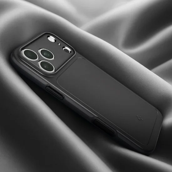 Калъф за телефон за iPhone Duo Thintech Pro MagSafe (ACS11696) - Spigen - Черен