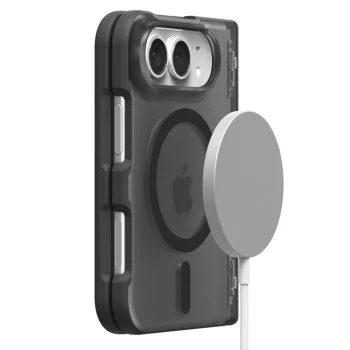 Калъф за телефон за iPhone Duo Ultra Hybrid Pro MagSafe (ACS11689) - Spigen - Матиран черен
