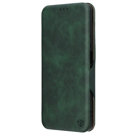 Калъф тип тефтер за Honor 400 Smart 5G / 400 Smart 4G / X7d 4G - Techsuit Safe Wallet Plus - Зелен