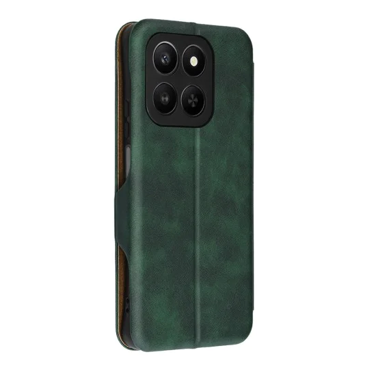 Калъф тип тефтер за Honor 400 Smart 5G / 400 Smart 4G / X7d 4G - Techsuit Safe Wallet Plus - Зелен
