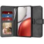 Калъф тип тефтер за Honor Magic8 Lite - Techsuit Diary Book - Черен