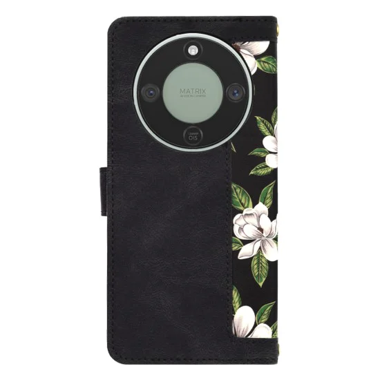 Калъф тип тефтер за Honor Magic8 Lite - Techsuit FlipCraft - Flowers of the Dawn