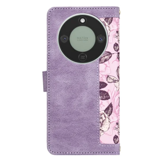 Калъф тип тефтер за Honor Magic8 Lite - Techsuit FlipCraft - Mysterious Purple