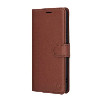 Калъф тип тефтер за Honor Magic8 Lite - Techsuit Leather Folio - Кафяв