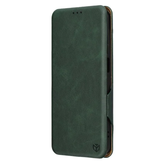 Калъф тип тефтер за Honor X5c Plus - Techsuit Safe Wallet Plus - Зелен