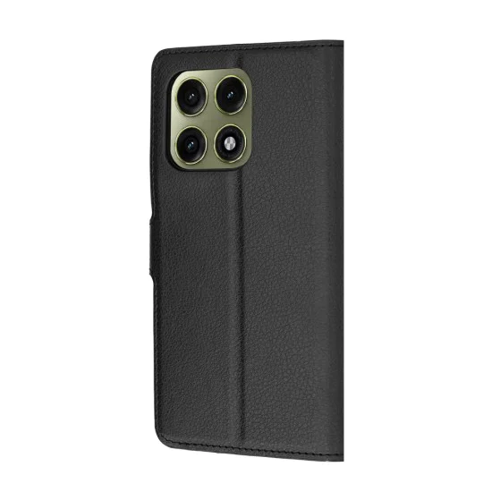 Калъф тип тефтер за Motorola Edge 70 Pro - Leather Folio - Techsuit - Черен