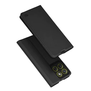 Калъф тип тефтер за Motorola Edge 70 - Techsuit Magskin Book - Черен