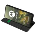 Калъф тип тефтер за Motorola Edge 70 - Techsuit Magskin Book - Черен