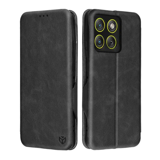 Калъф тип тефтер за Motorola Edge 70 - Techsuit Safe Wallet Plus - Черен