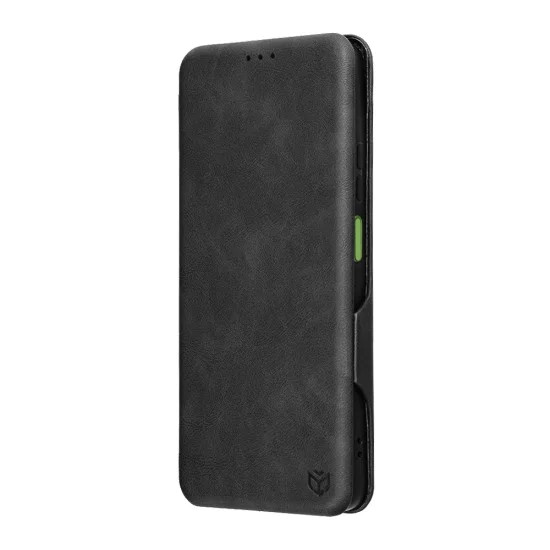 Калъф тип тефтер за Motorola Moto G06 - Techsuit Safe Wallet Plus - Черен