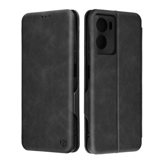 Калъф тип тефтер за Motorola Moto G06 - Techsuit Safe Wallet Plus - Черен