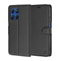 Калъф тип тефтер за Motorola Moto G37 / G37 Power / G47 - Leather Folio - Techsuit - Черен