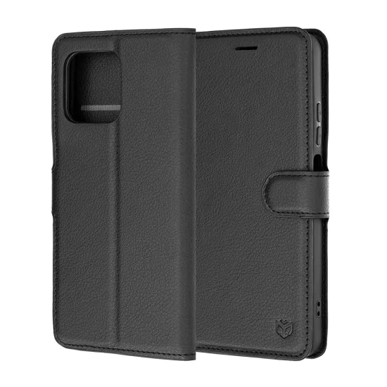 Калъф тип тефтер за Motorola Moto G37 / G37 Power / G47 - Leather Folio - Techsuit - Черен