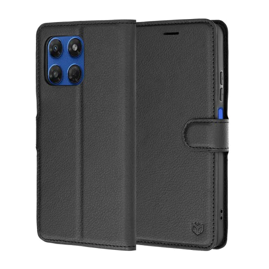 Калъф тип тефтер за Motorola Moto G37 / G37 Power / G47 - Leather Folio - Techsuit - Черен