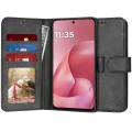Калъф тип тефтер за Motorola Moto G57 / G67 Power - Techsuit Diary Book - Черен