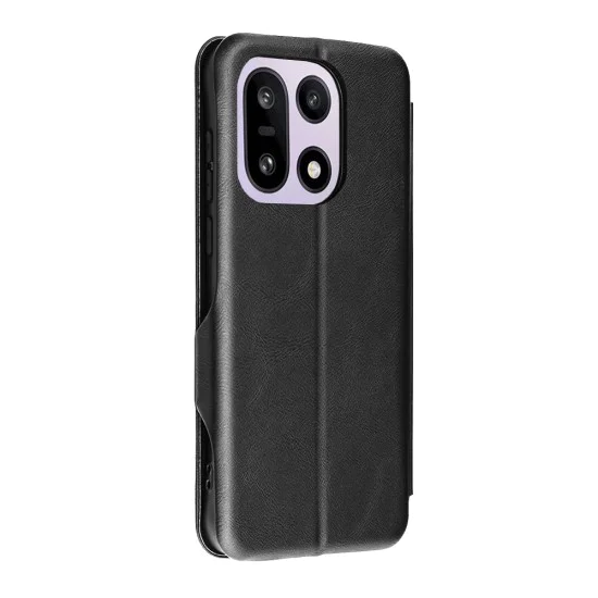 Калъф тип тефтер за OnePlus 15 - Techsuit Safe Wallet Plus - Черен