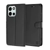 Калъф тип тефтер за OnePlus Nord 6 - Leather Folio - Techsuit - Черен