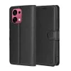 Калъф тип тефтер за Oppo A6 Pro 4G / 5G - Techsuit Leather Folio - Черен