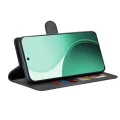Калъф тип тефтер за Oppo Reno14 – Techsuit Diary Book – Черен