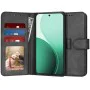 Калъф тип тефтер за Oppo Reno14 – Techsuit Diary Book – Черен