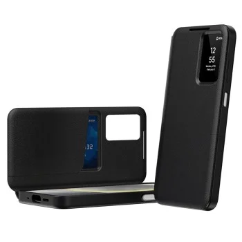 Калъф тип тефтер за Samsung Galaxy A27 5G SmartView Series - Techsuit - Черен