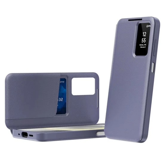 Калъф тип тефтер за Samsung Galaxy A27 5G SmartView Series - Techsuit - Лилав