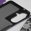 Калъф тип тефтер за Samsung Galaxy S26 FE eFold Series - Techsuit - Лилав