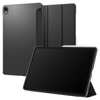 Калъф тип тефтер за Samsung Galaxy Tab S12 Plus Liquid Air Folio (ACS11828) - Spigen - Черен