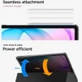 Калъф тип тефтер за Samsung Galaxy Tab S12 Plus Liquid Air Folio (ACS11828) - Spigen - Черен