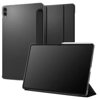 Калъф тип тефтер за Samsung Galaxy Tab S12 Ultra / Tab S11 Ultra Liquid Air Folio (ACS11821) - Spigen - Черен