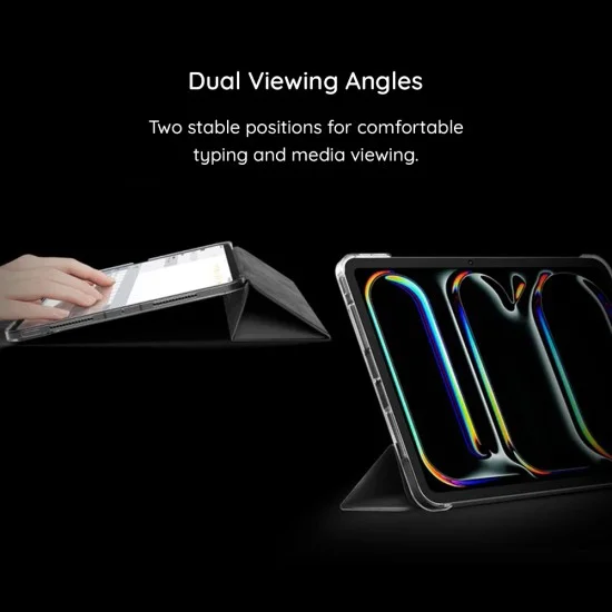 Калъф тип тефтер за Samsung Galaxy Tab S12 Ultra / Tab S11 Ultra Liquid Air Folio (ACS11821) - Spigen - Черен