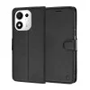 Калъф тип тефтер Techsuit Leather Folio - Honor 600 Smart - Черен