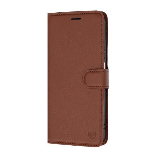 Калъф тип тефтер Techsuit Leather Folio - Honor 600 Smart - Кафяв