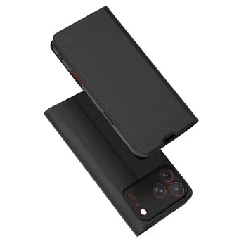 Калъф тип тефтер Techsuit Magskin Book - iPhone 18 Pro Max / iPhone 17 Pro Max - Черен