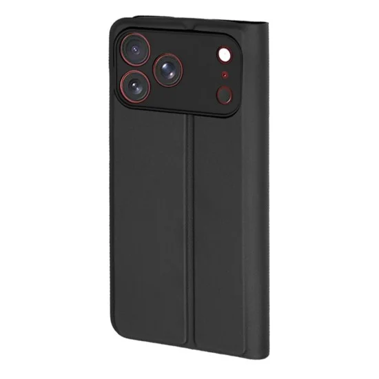 Калъф тип тефтер Techsuit Magskin Book - iPhone 18 Pro Max / iPhone 17 Pro Max - Черен