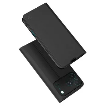 Калъф тип тефтер Techsuit Magskin Book - iPhone 18 Pro / iPhone 17 Pro - Черен